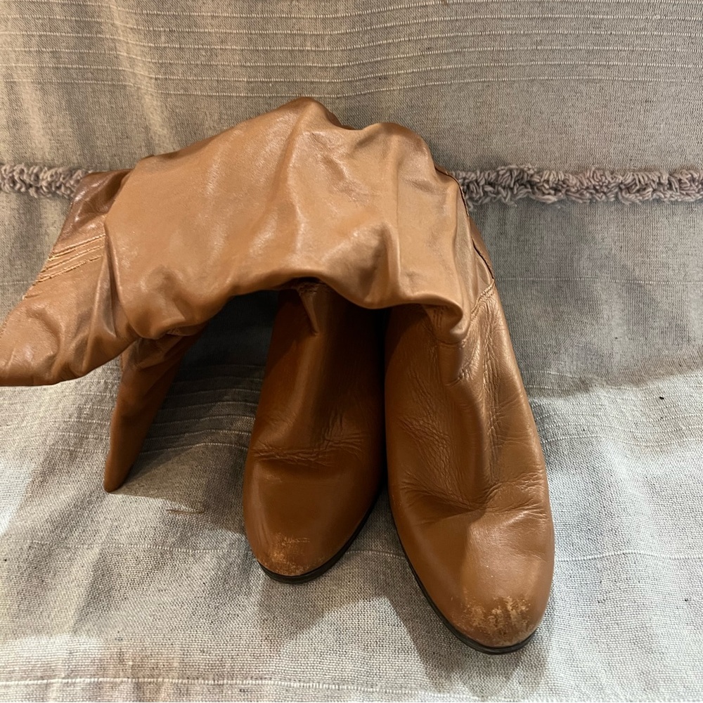 Rust Brown, heeled boots